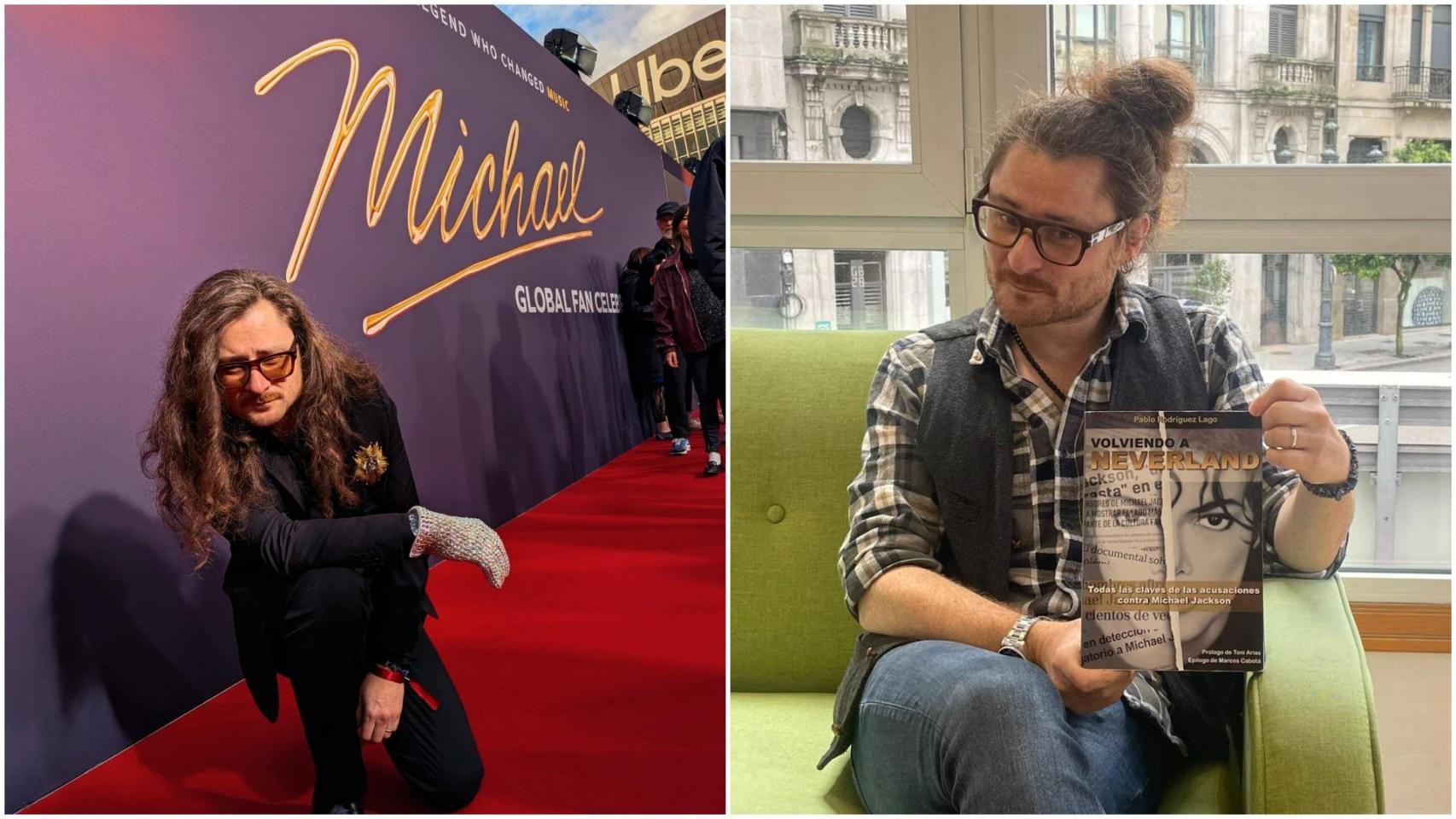Pablo Rodríguez Lago, el biógrafo gallego de Michael Jackson.