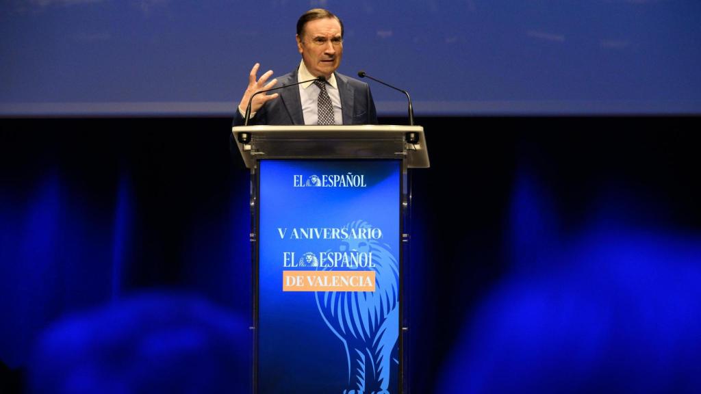 Pedro J. Ramírez, en el V Aniversari de El Español de Valencia.
