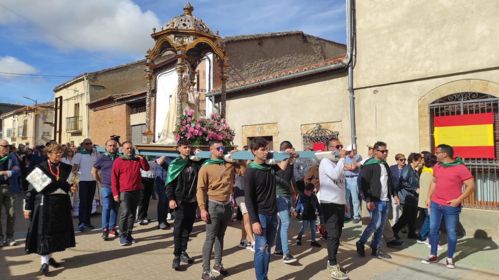 Romería del Cristo de los Morales en la ciudad de Zamora, en mayo de 2023