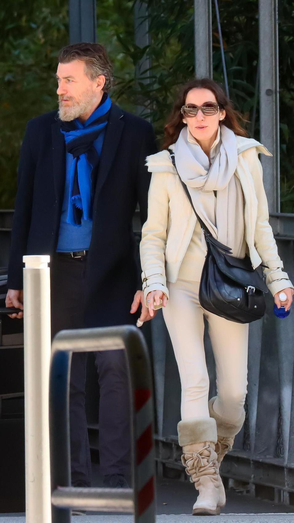 Telma Ortiz y Gavin Bonnar, en Niza (Francia), en 2019.