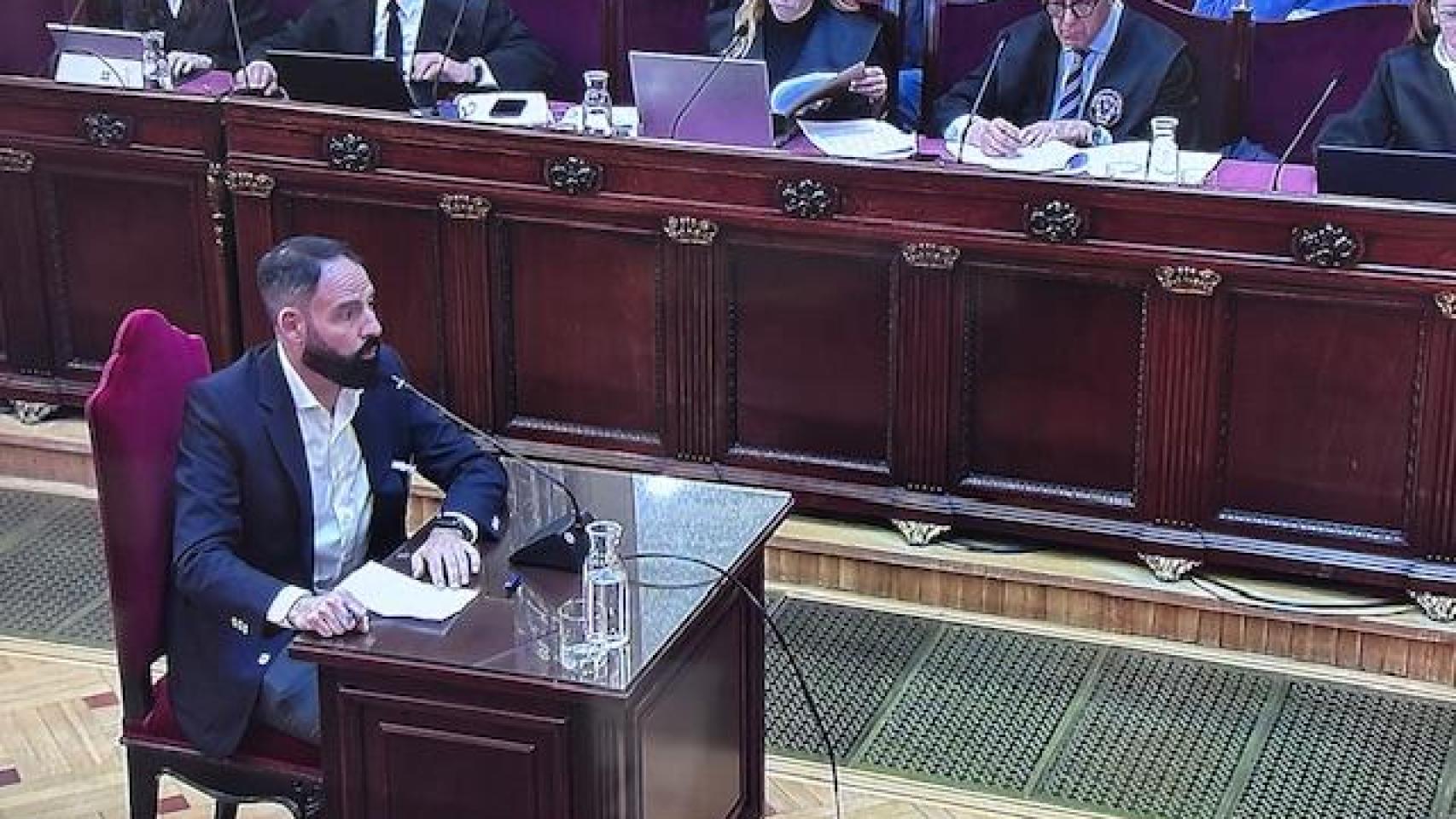 Mariano Moreno durante su declaración este miércoles en el Tribunal Supremo.