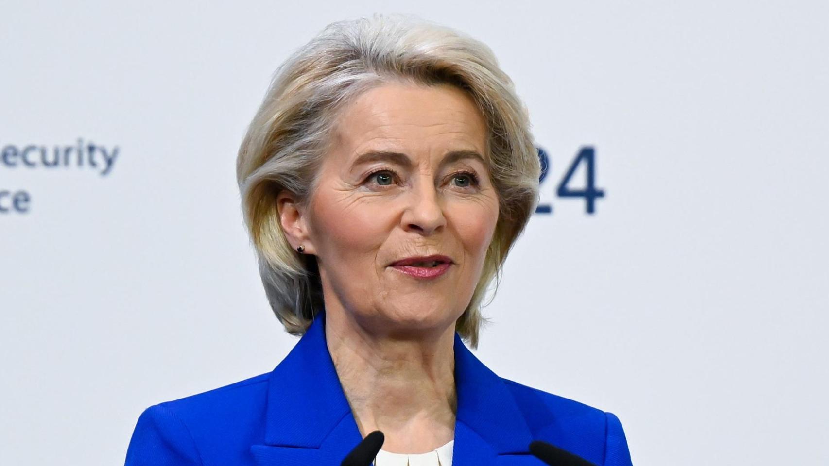 La presidenta de la Unión Europea, Ursula von der Leyen.