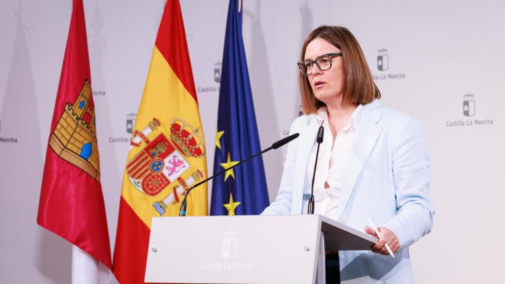 Esther Padilla comparece en rueda de prensa.