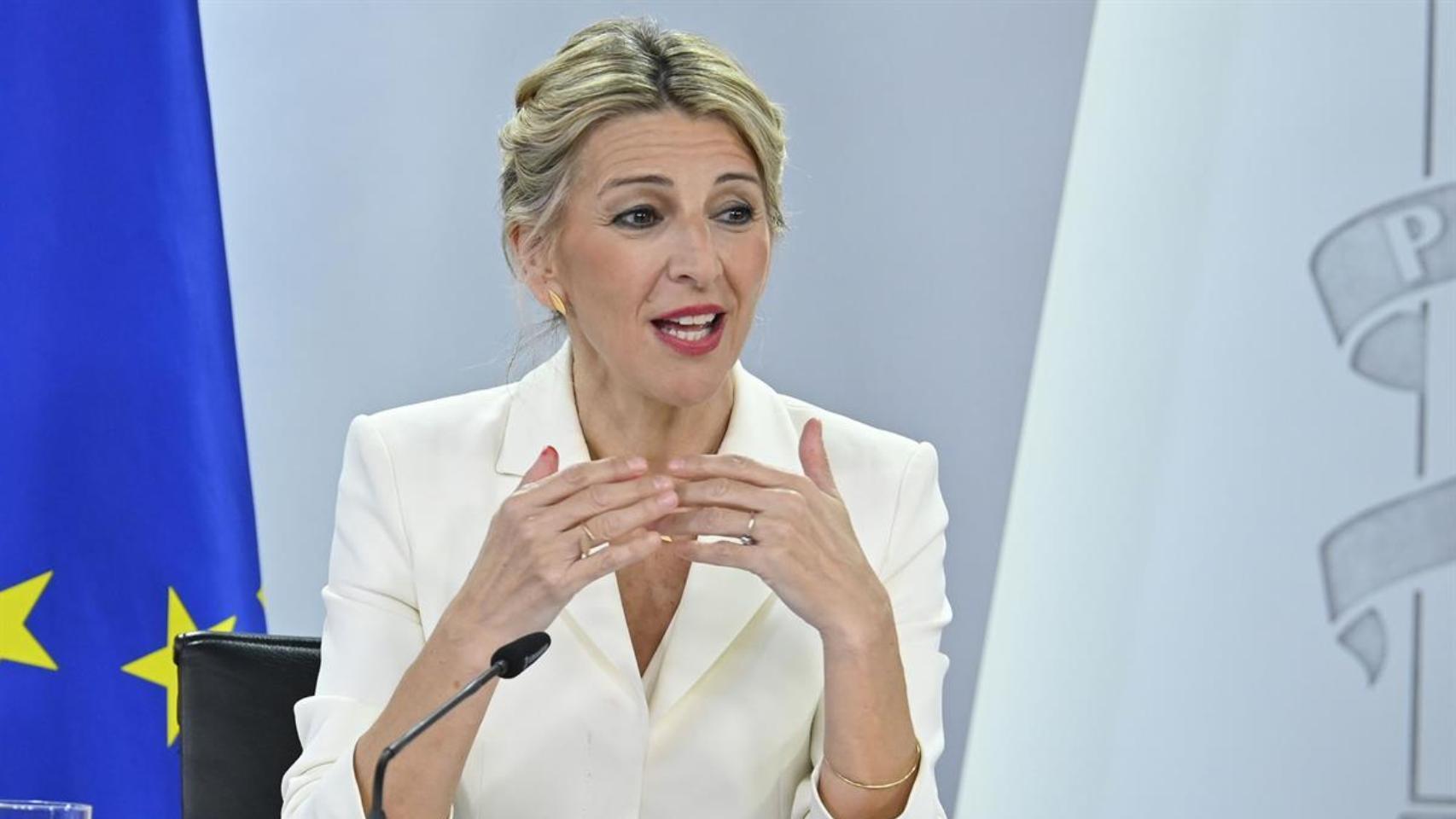 La ministra Yolanda Díaz.