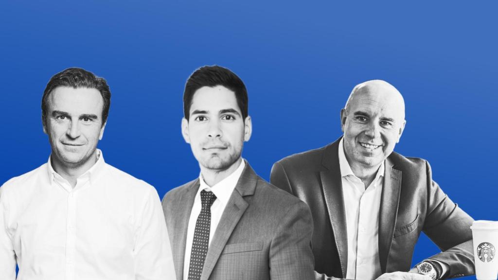 Abel Matutes Prats de Palladium,  Andrés Martínez de Deloitte y Antonio Romero de Starbucks.
