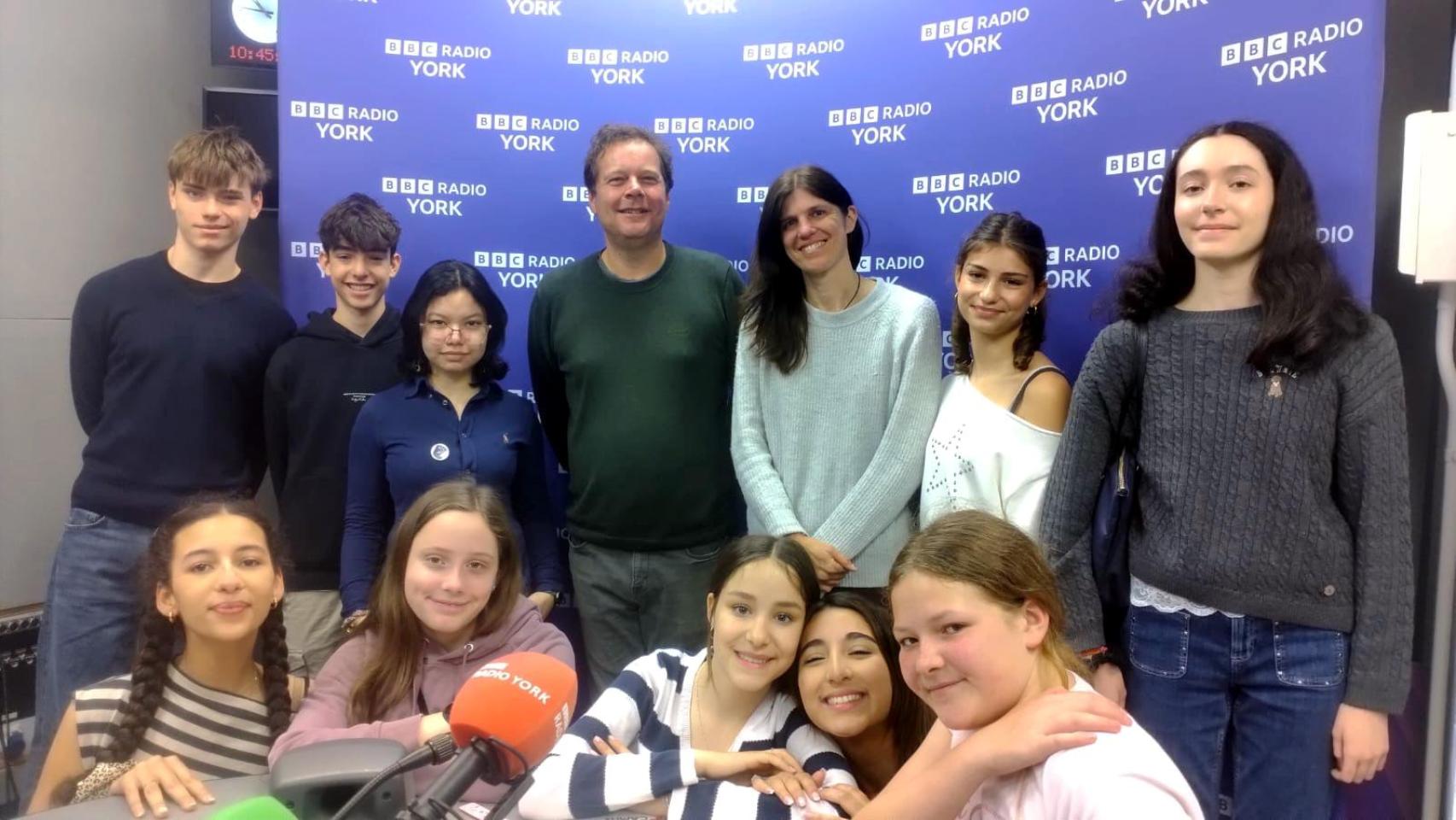 Alumnos de BSV Valencia en la BBC.