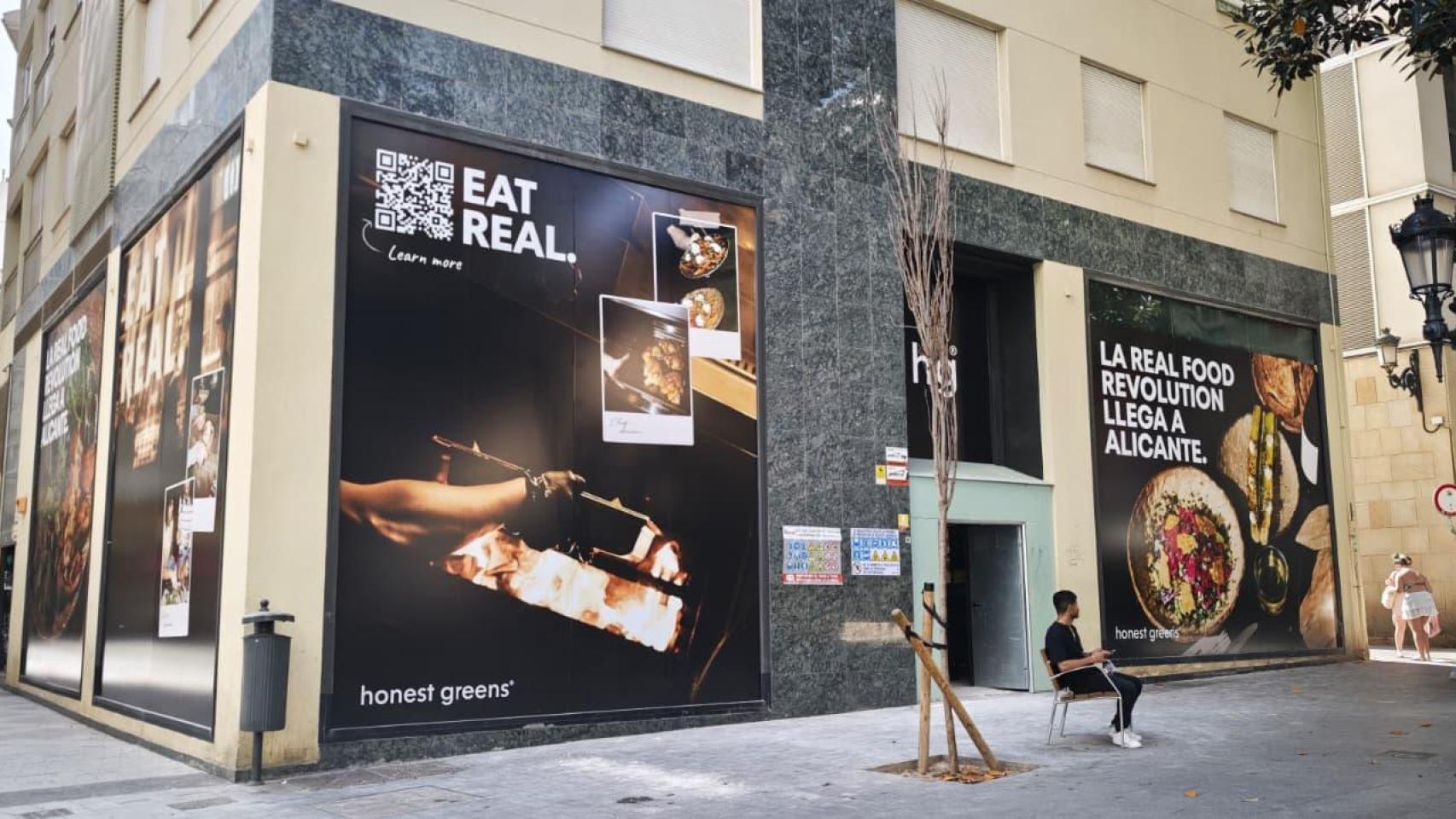 El próximo local de Honest Green en Alicante.