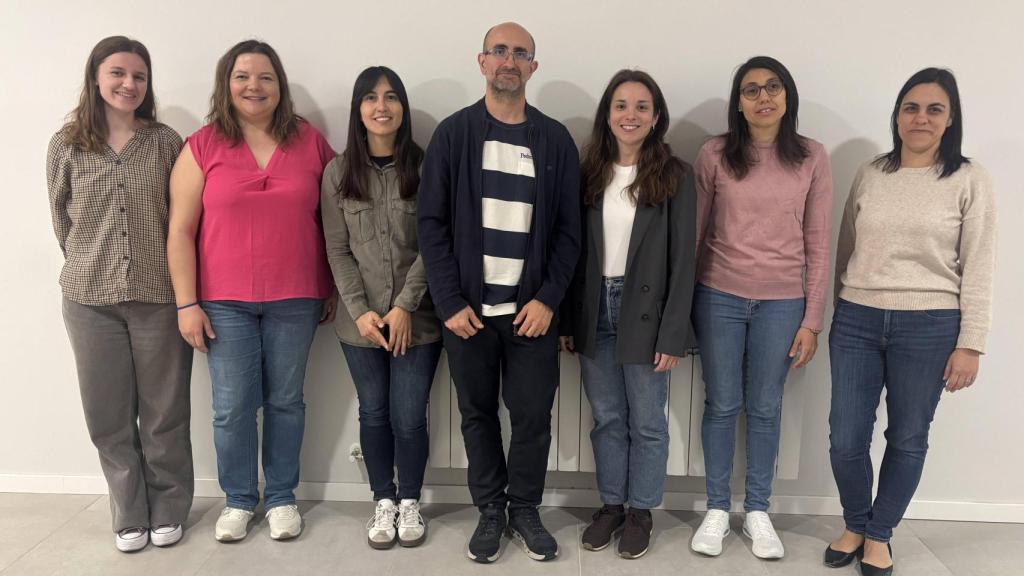 Isabel García, Ana Montero, María Rubin, Antonio J Molina, Lorena Botella, Lidia García y Tania Fernández, integrantes del proyecto liderado por la ULE