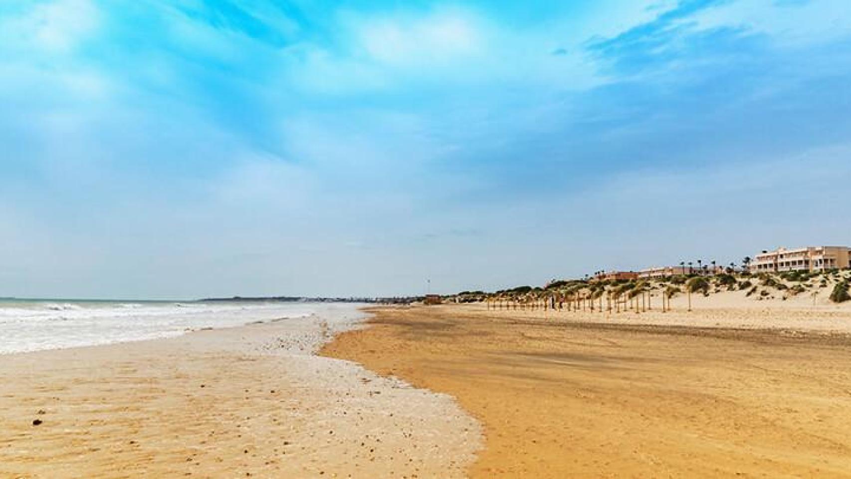 La Playa de la Barrosa en Cádiz.