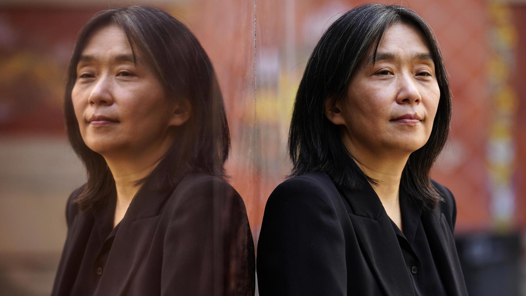 Han Kang en el CCCB de Barcelona. Foto: Alejandro García / EFE