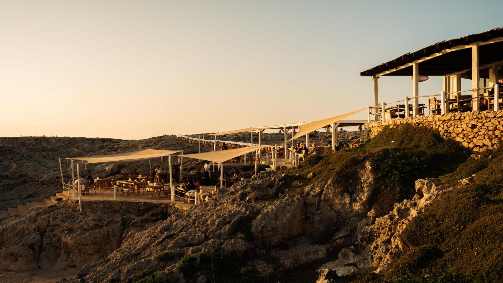 La terraza de la que presume Coral Menorca.