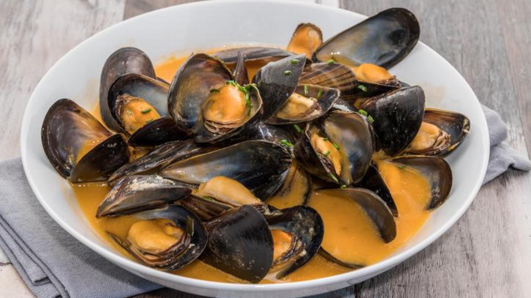 Mejillones en salsa