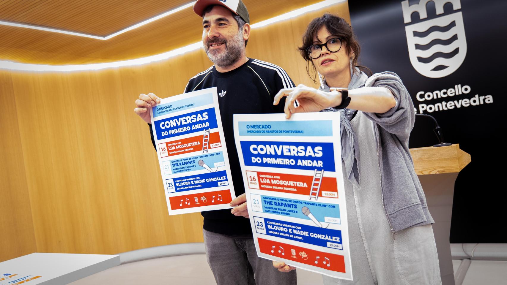 Anabel Gulías y Marcos Rivas.