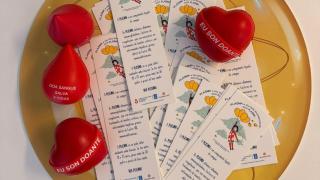 Campaña de donación de sangre por el Día del Libro en Galicia.