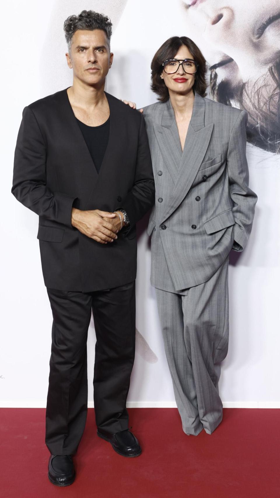 Paz Vega y Orson Salazar, en Madrid, en octubre de 2024.