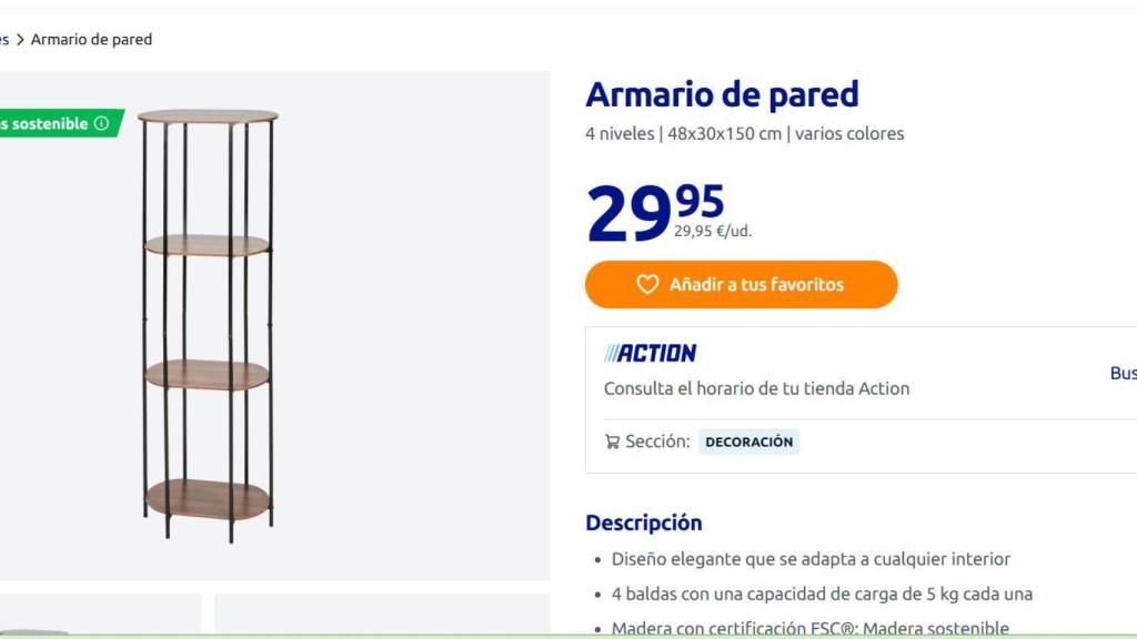Armario de pared.