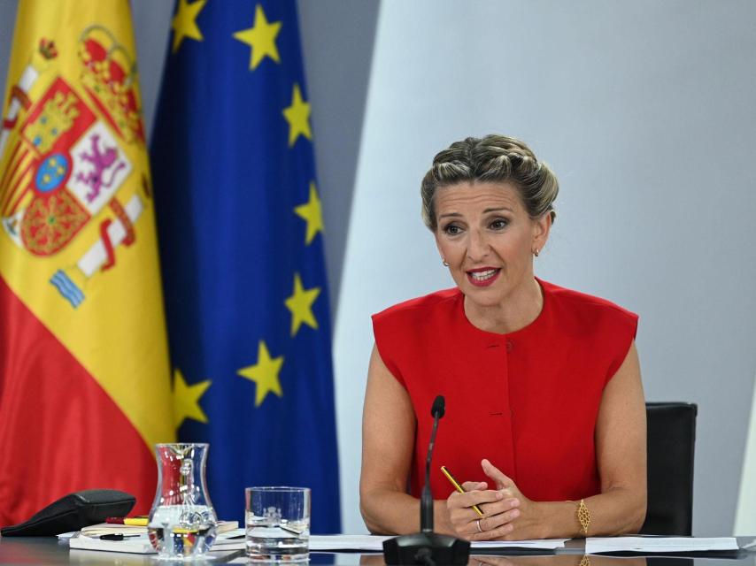 La ministra de Trabajo, Yolanda Díaz.