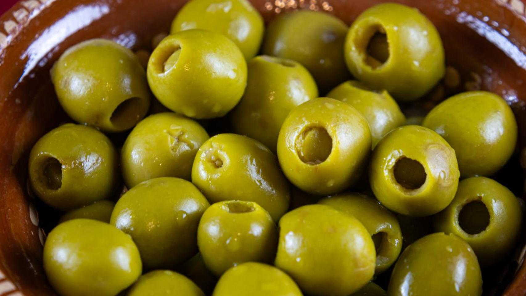 Aceitunas rellenas.