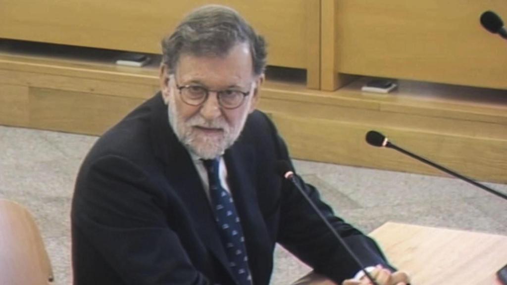 Mariano Rajoy, en su declaración como testigo en el juicio del 'caso Kitchen'.