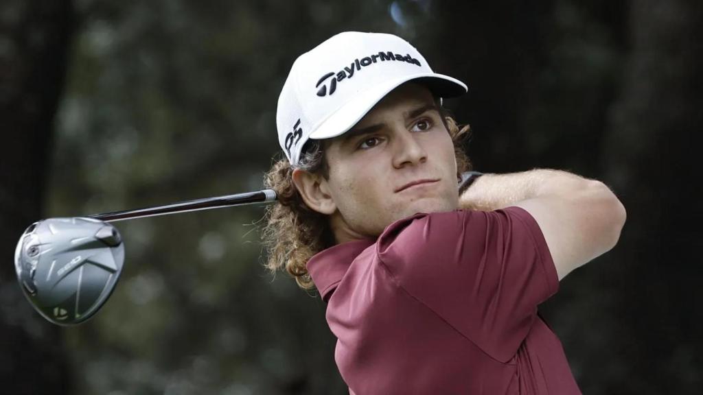 Ángel Ayora durante el Open de España.