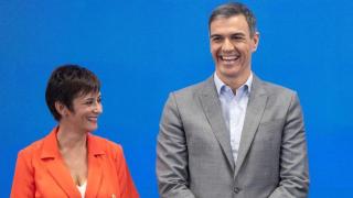 Isabel Rodríguez, Ministra de Vivienda y Agenda Urbana y Pedro Sánchez, presidente del Gobierno.