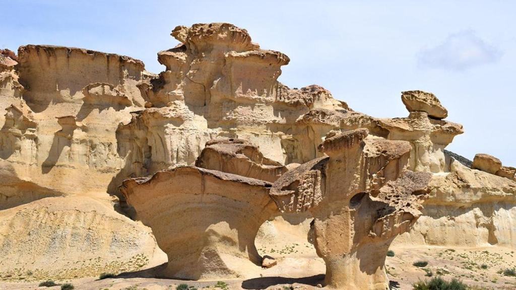 Erosiones de Bolnuevo, en Murcia.