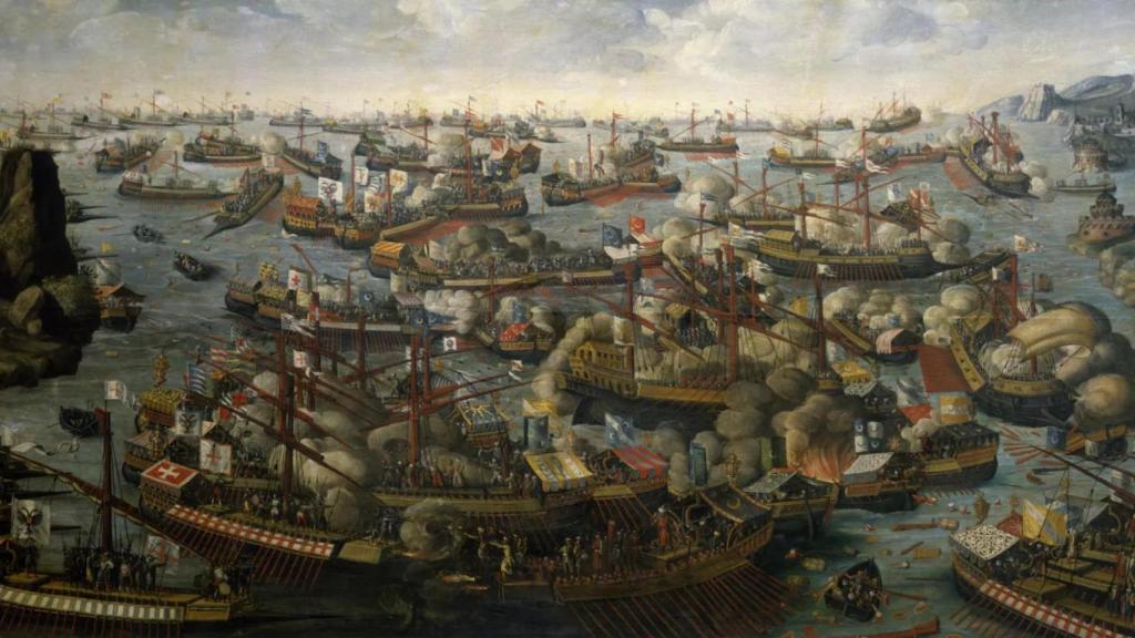 La batalla de Lepanto.