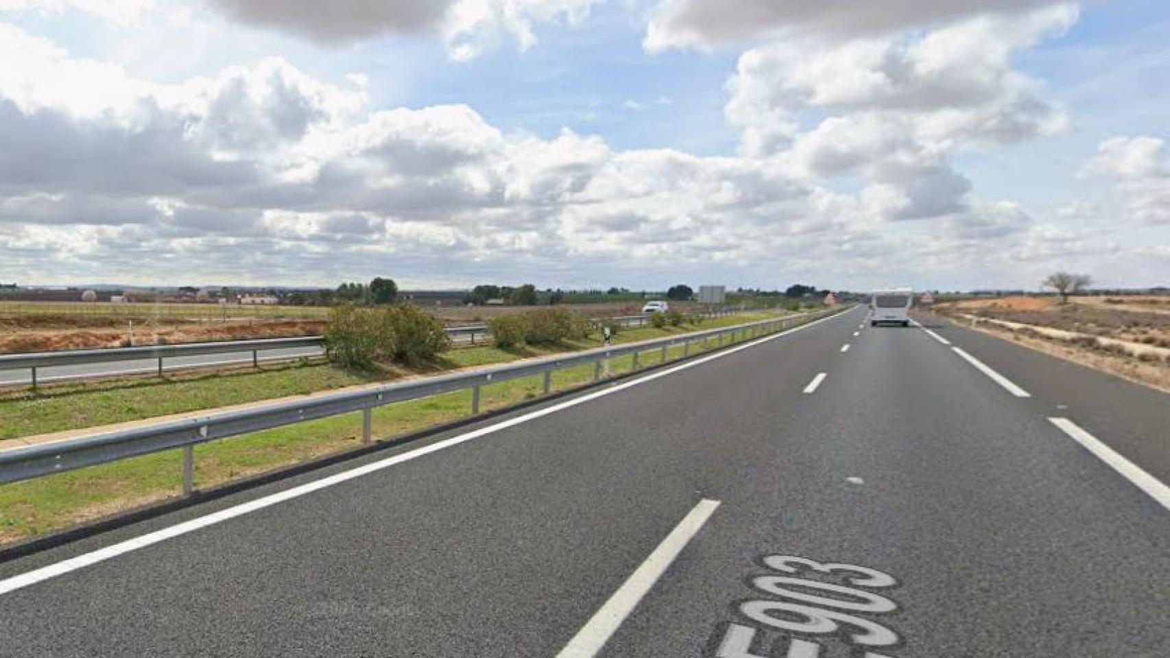 A-43 en Villarrobledo. Foto: Google Maps.