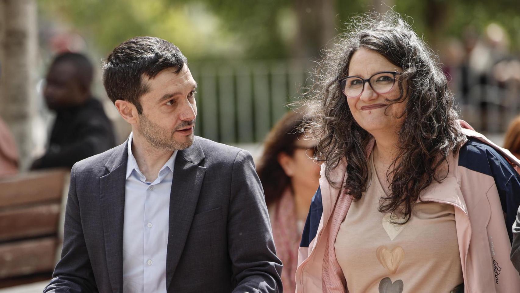 Mónica Oltra junto al ministro de Derechos Sociales, Pablo Bustinduy. Biel Aliño / EFE