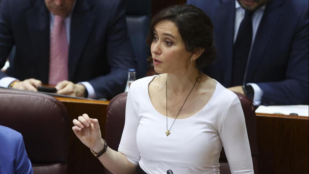 La presidenta de la Comunidad de Madrid, Isabel Díaz Ayuso, este jueves.
