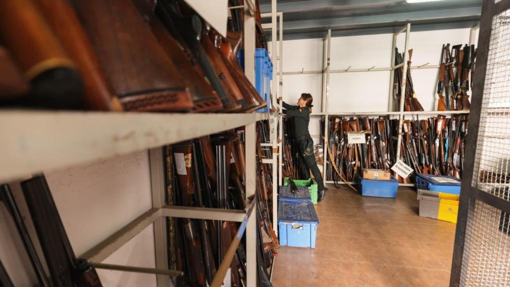 El depósito de armas de la Guardia Civil de Alicante.