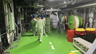 Interior de la central nuclear de Almaraz.