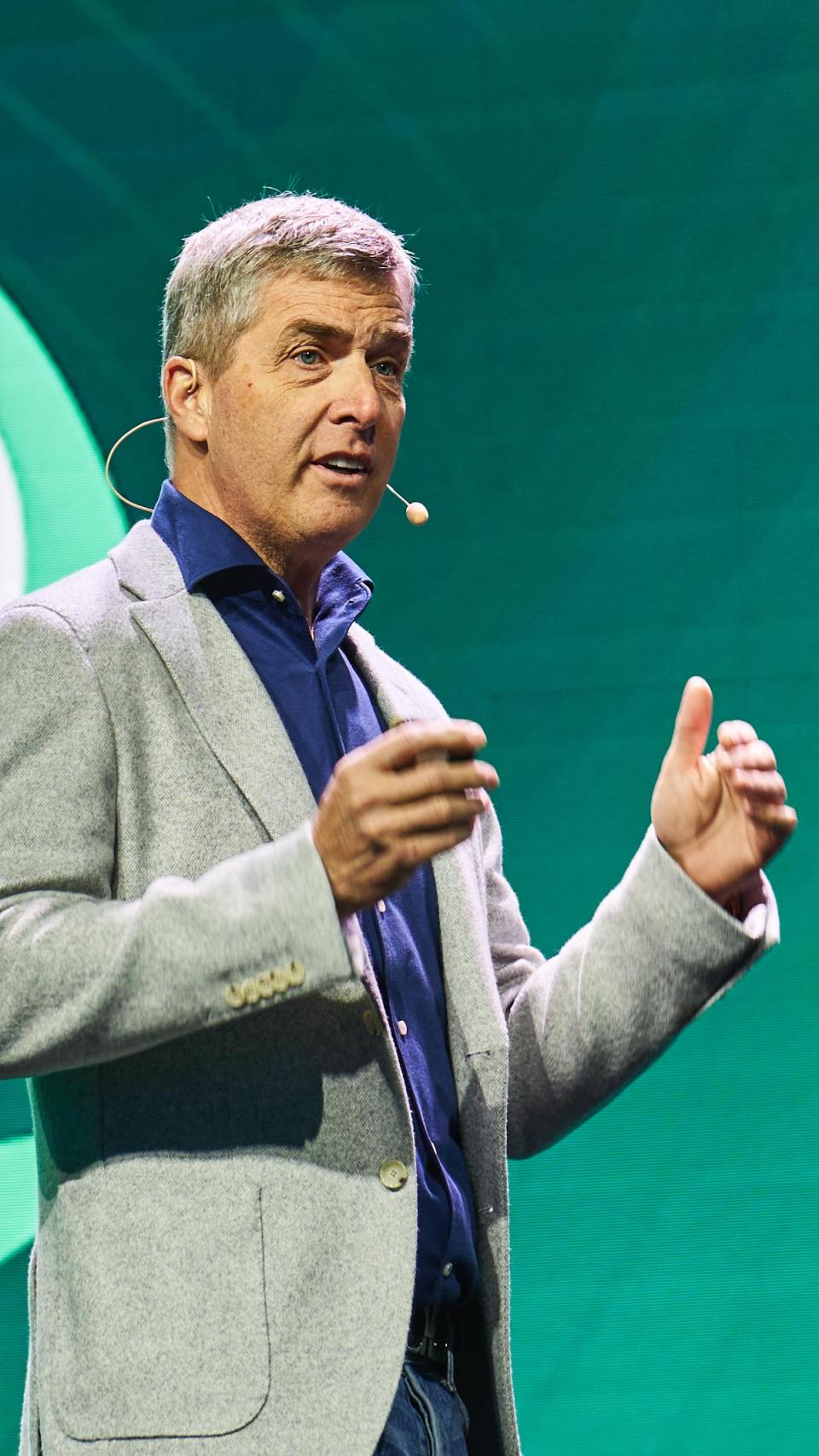 El CEO de SUSE, Dirk-Peter van Leeuwen.