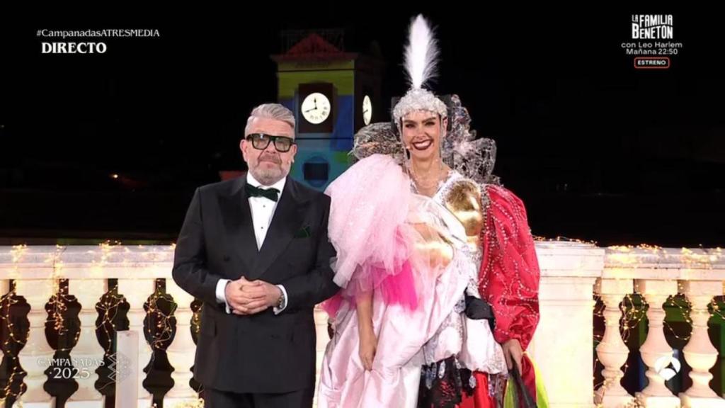 Alberto Chicote y Cristina Pedroche en las Campanadas.