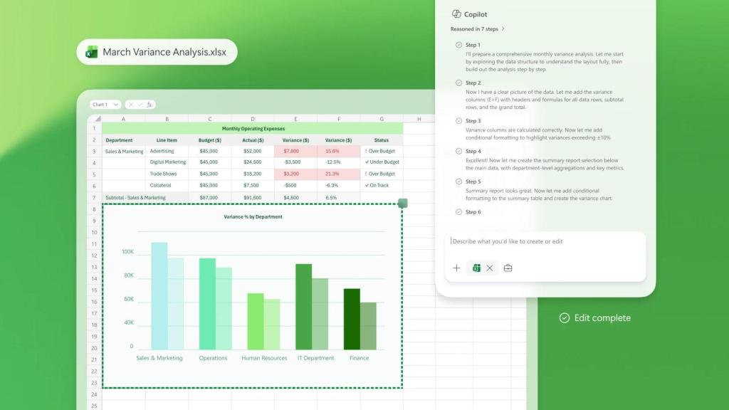 Agent Mode en Microsoft Excel