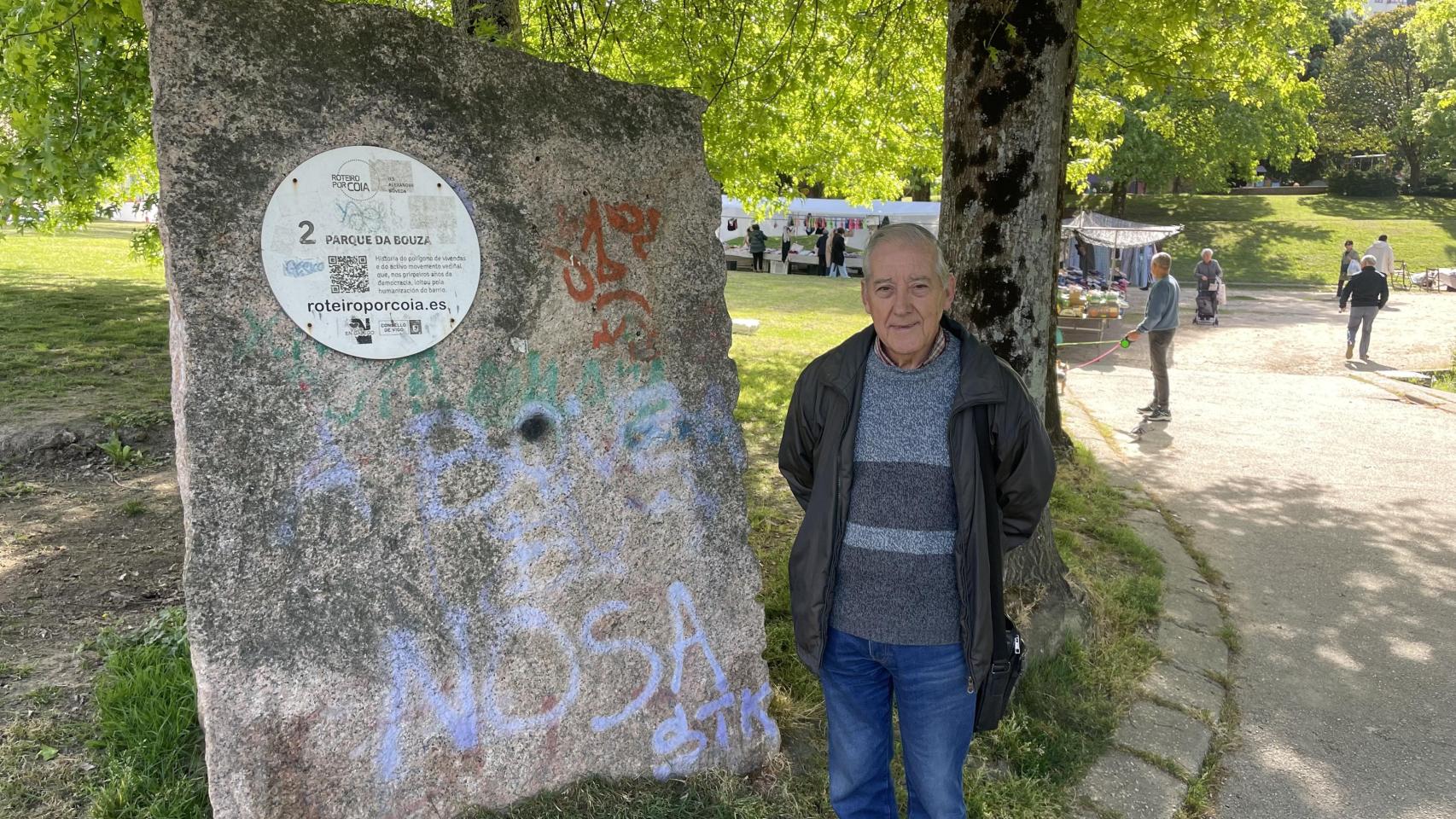 Luis en el Parque da Bouza. 