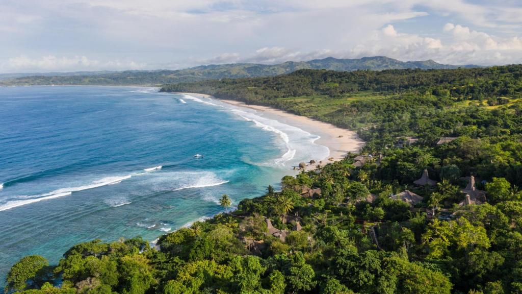 El océano Índico frente a Nihi Sumba.