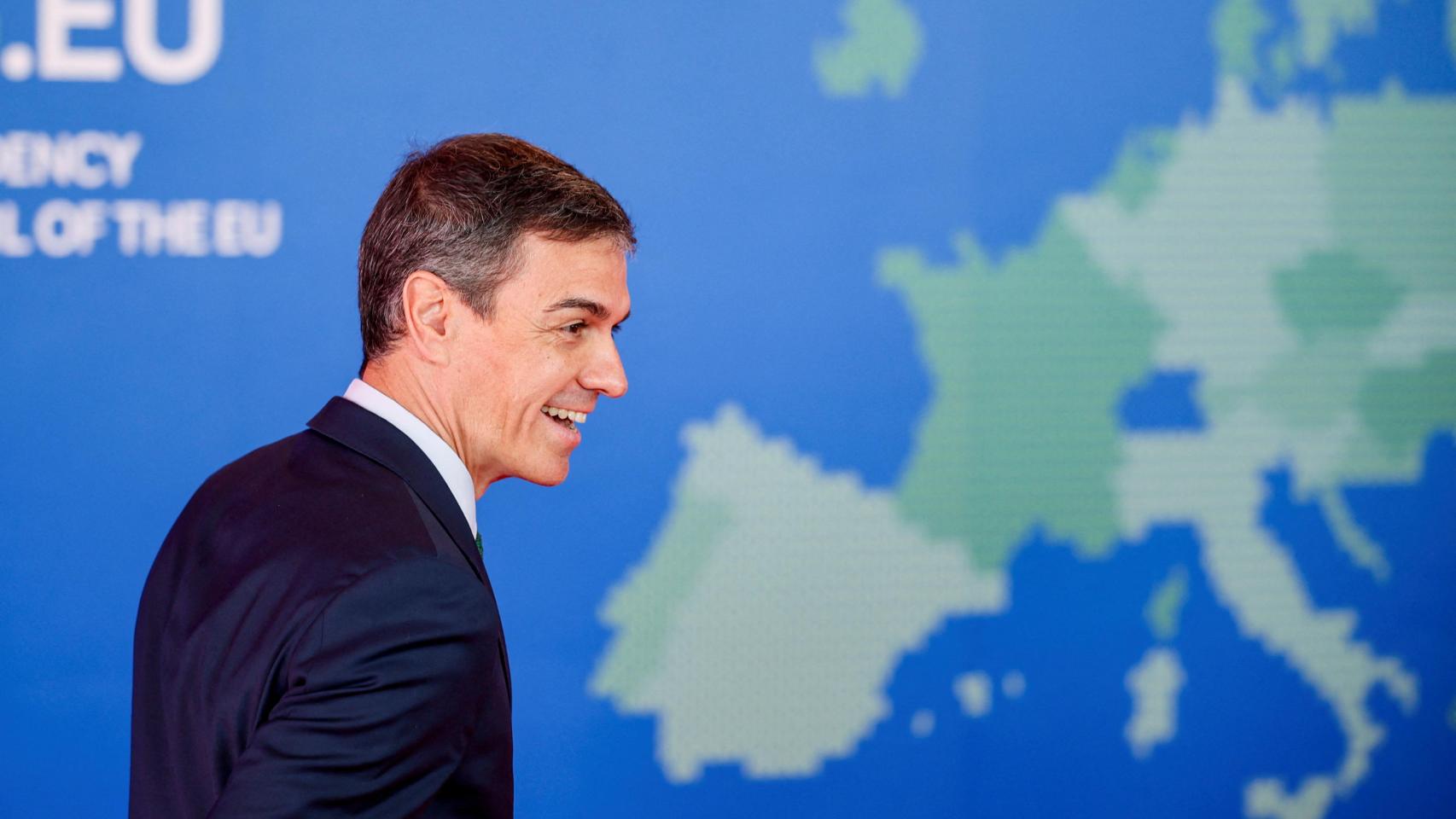 Pedro Sánchez este viernes en Chipre.