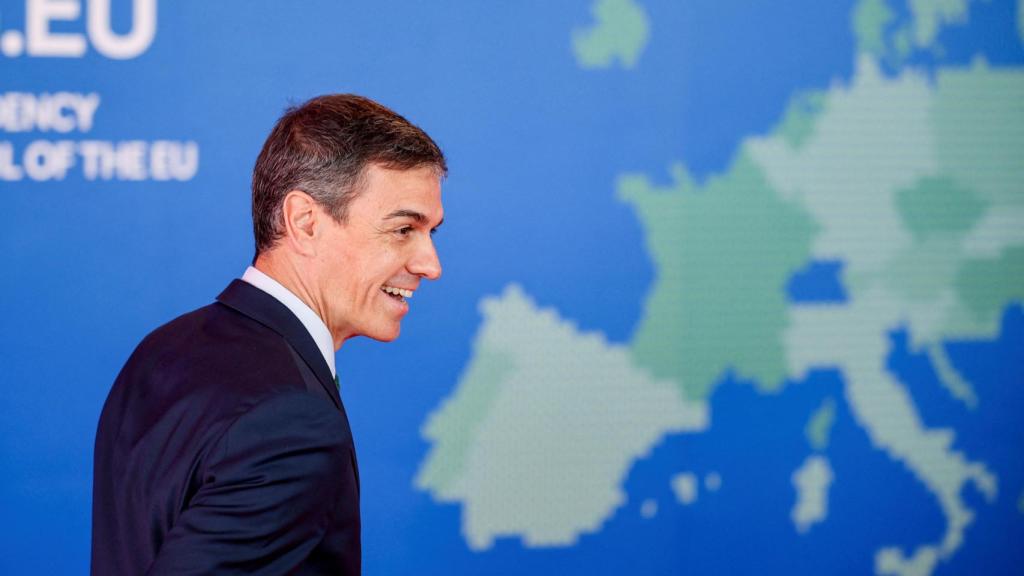 Pedro Sánchez este viernes en Chipre.