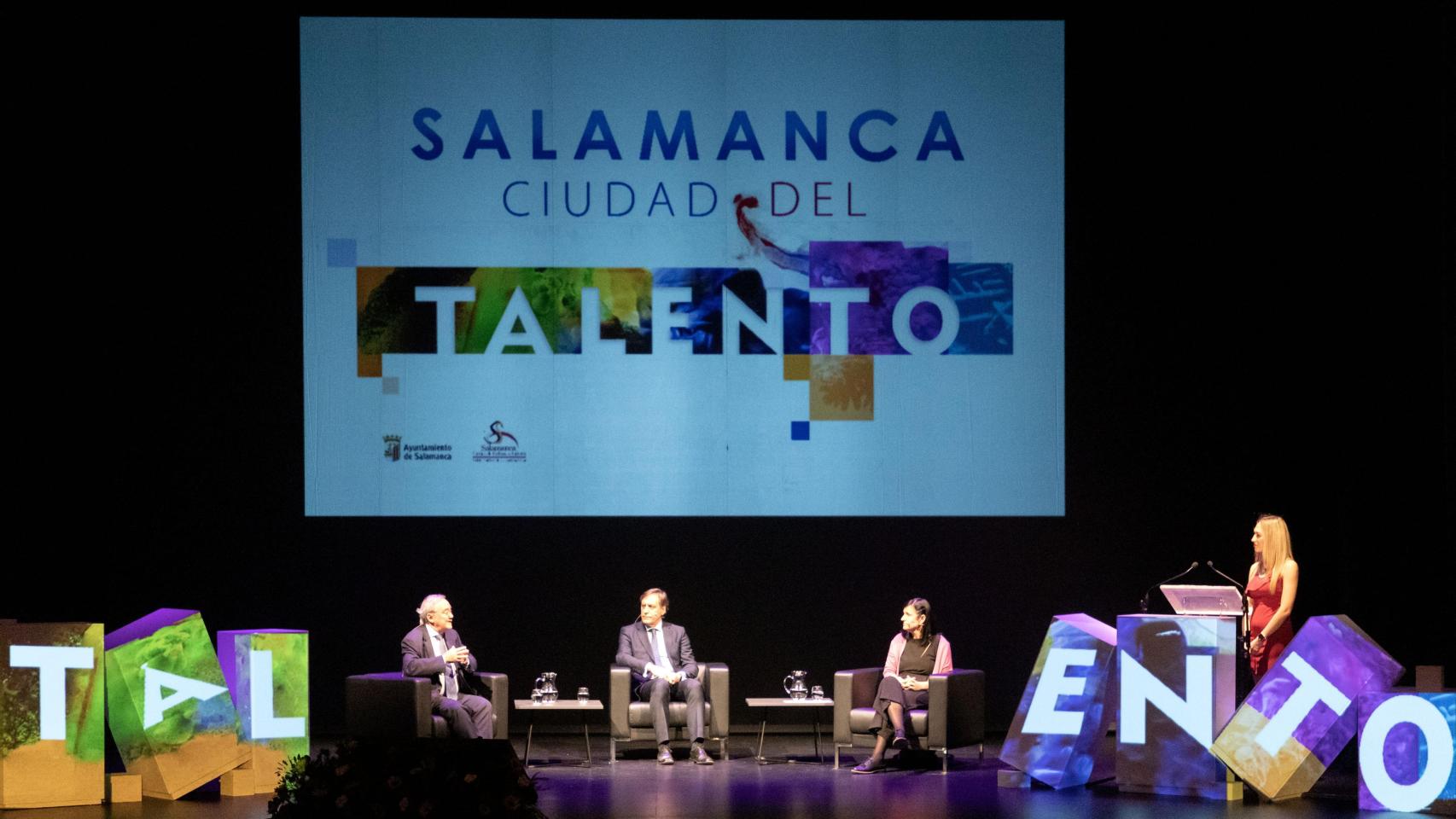 Carlos García Carbayo en la presentación de Salamanca Ciudad del Talento.