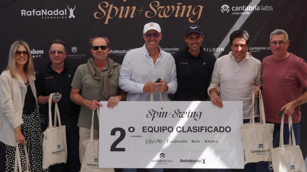 La Fundación Rafa Nadal quedó en segundo lugar con 136 puntos.