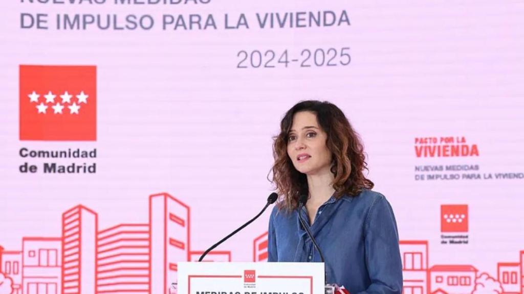 Isabel Díaz Ayuso, presidenta de la Comunidad