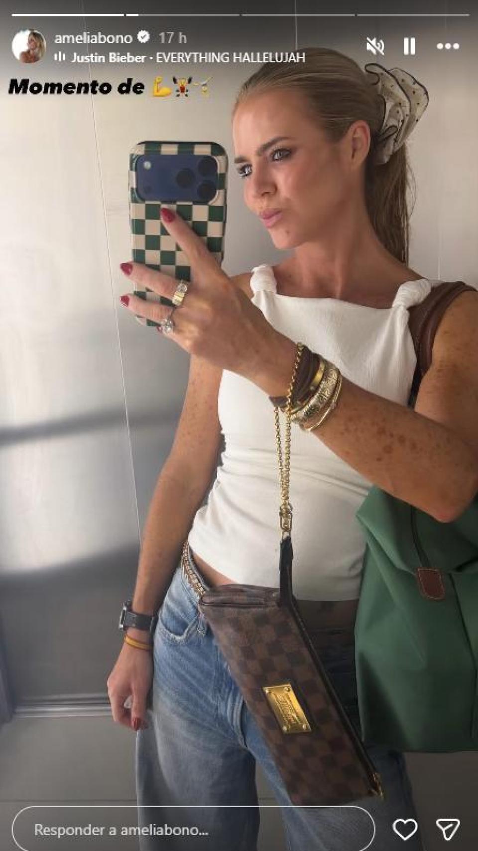 Amelia Bono, en sus redes sociales.