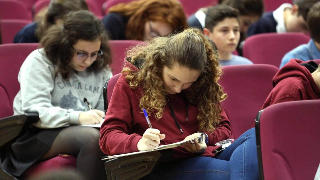Una joven estudiante.