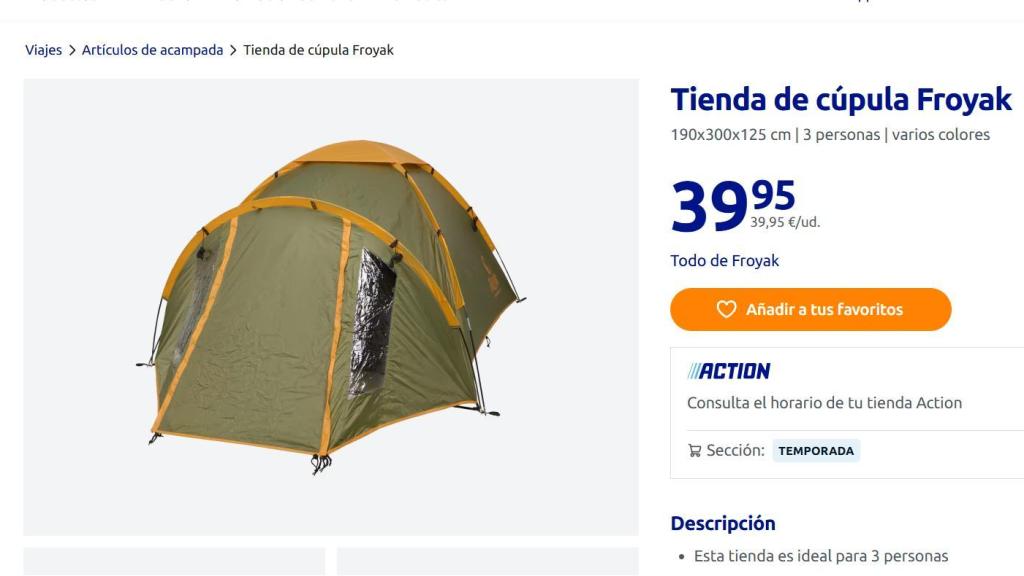 Tienda de cúpula Froyak.