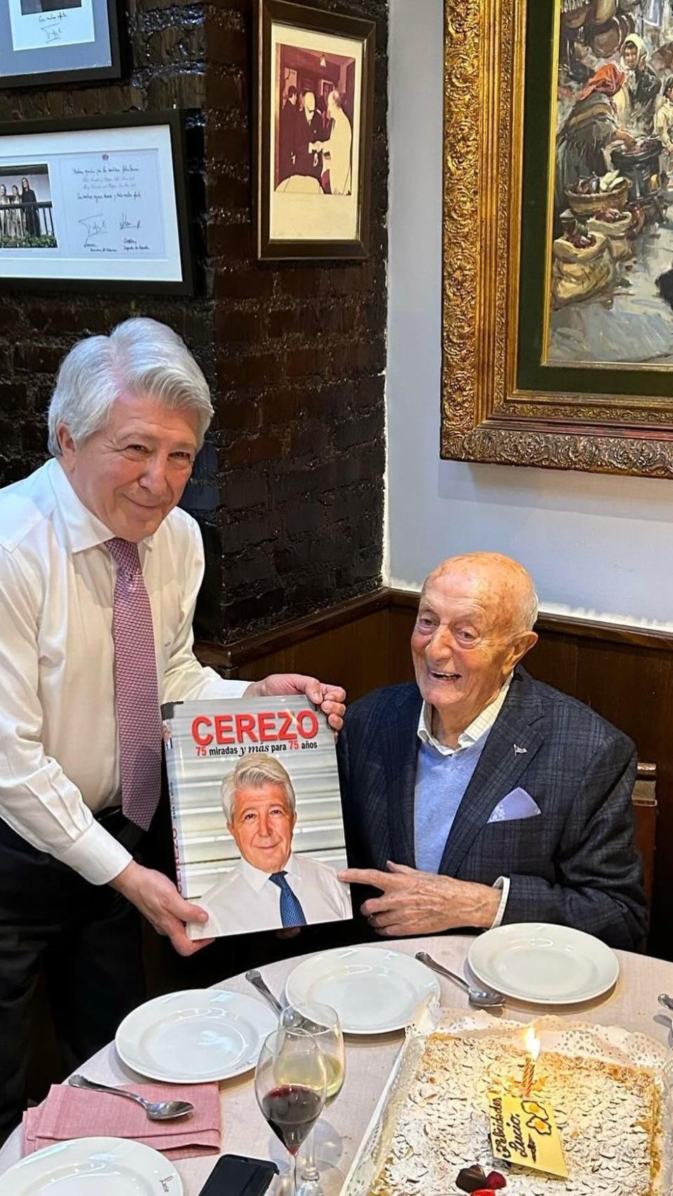 El empresario Enrique Cerezo con Lucio.