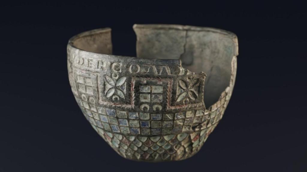Reconstrucción en 3D de la copa de Berlanga.