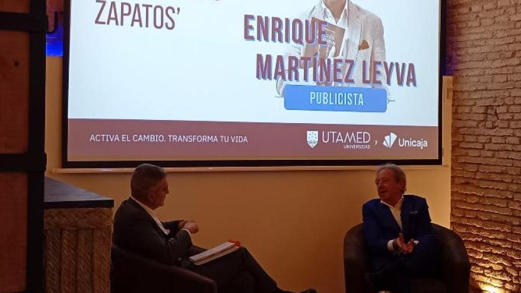 Enrique Martínez Leyva, ayer en el Ágora de UTAMED, en Málaga.