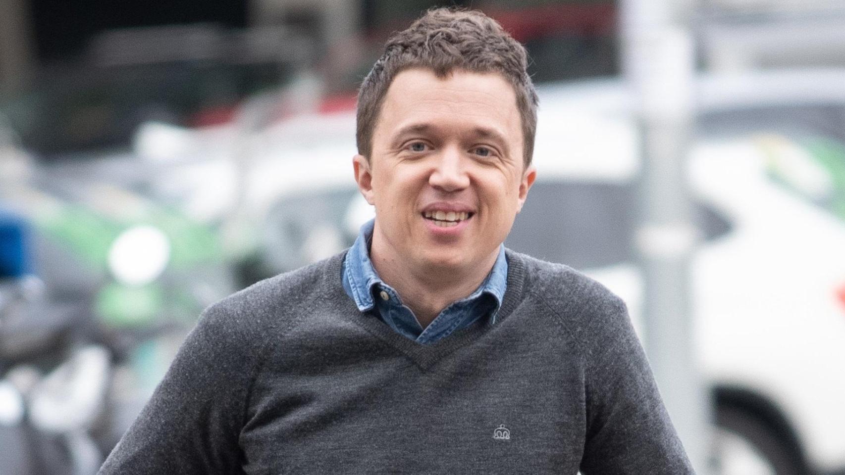 El exportavoz de Sumar, Íñigo Errejón, a su llegada a los juzgados de Plaza de Castilla.