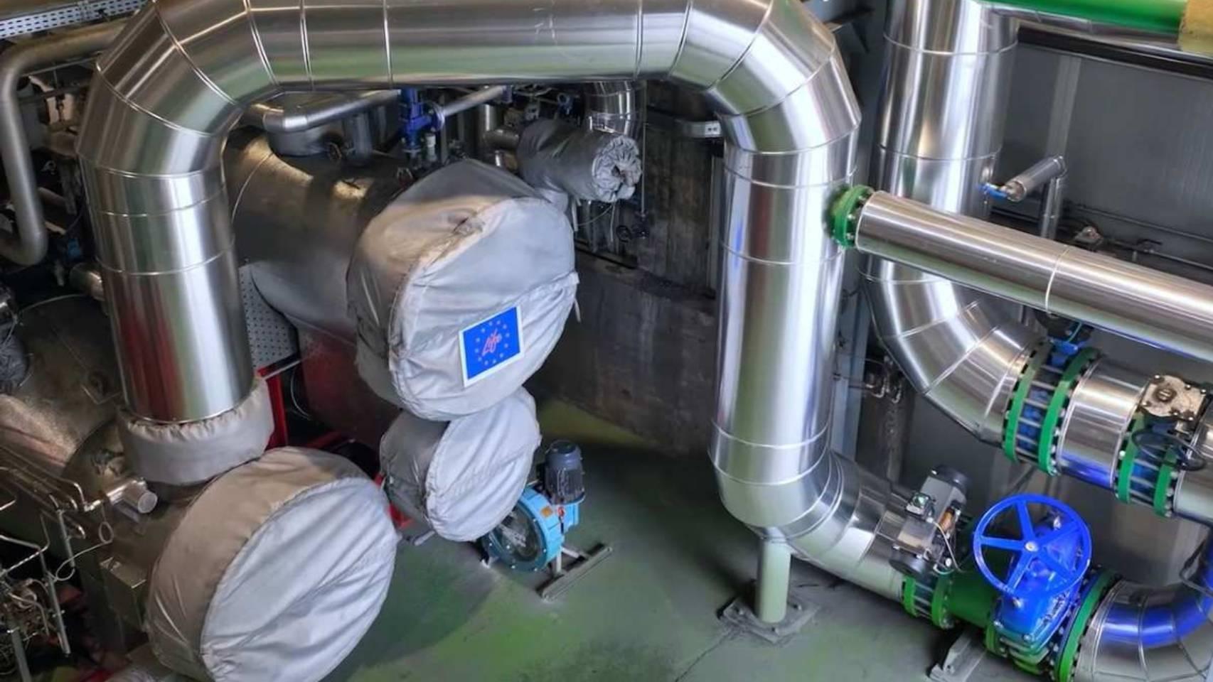 La bomba de calor Turboden.